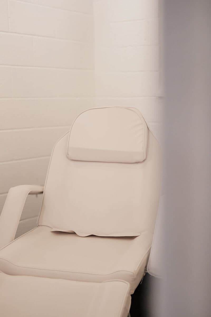 The treatment space at Pure Skin Health