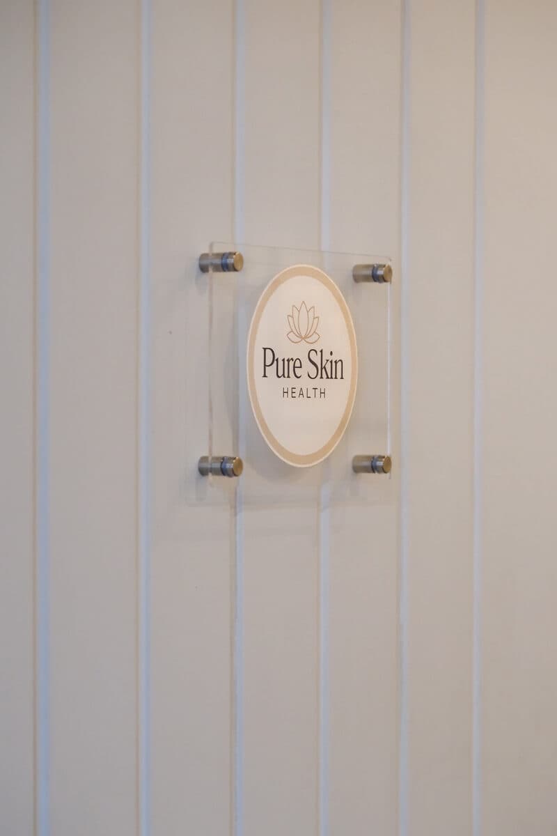 Pure Skin Health signage